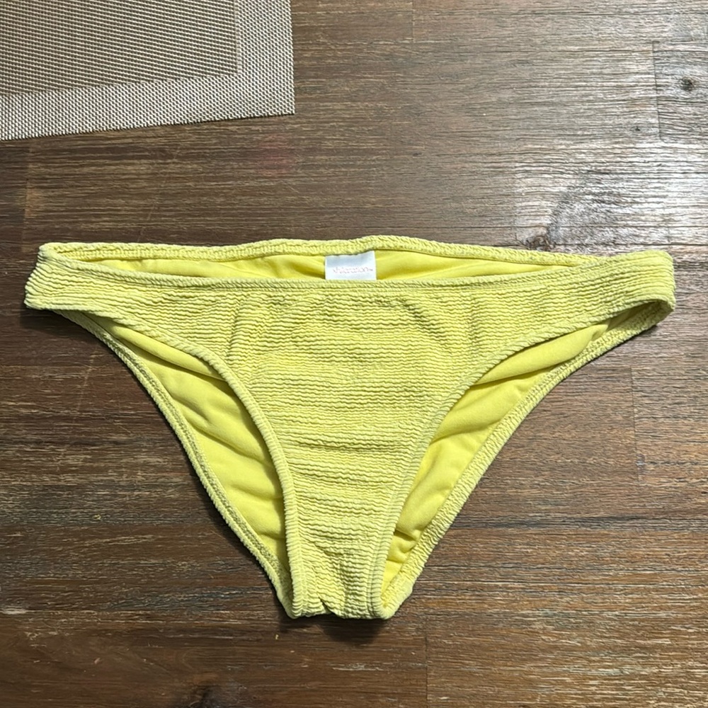 Yellow swimsuit underwear